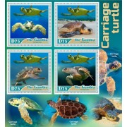 Stamps Fauna Sea Turtles Set 2 sheets