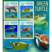 Stamps Fauna Sea Turtles Set 2 sheets