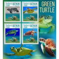 Stamps Fauna Sea Turtles Set 2 sheets