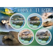 Stamps Fauna Sea Turtles Set 2 sheets