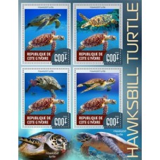 Stamps Fauna Sea Turtles Set 2 sheets