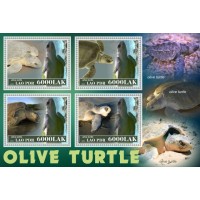 Stamps Fauna Sea Turtles Set 8 sheets