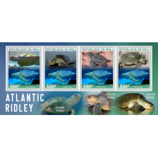 Stamps Fauna Sea Turtles Set 2 sheets