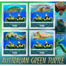 Stamps Fauna Sea Turtles Set 2 sheets