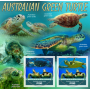 Stamps Fauna Sea Turtles Set 2 sheets