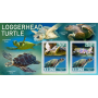 Stamps Fauna Sea Turtles Set 2 sheets