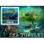 Stamps Fauna Sea Turtles Set 8 sheets