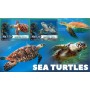 Stamps Fauna Sea Turtles Set 8 sheets