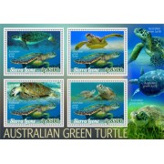 Stamps Fauna Sea Turtles Set 2 sheets