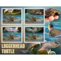 Stamps Fauna Sea Turtles Set 2 sheets