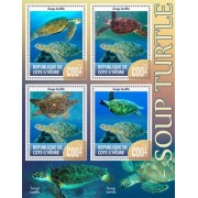 Stamps Fauna Sea Turtles Set 2 sheets