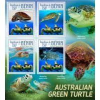 Stamps Fauna Sea Turtles Set 8 sheets