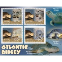 Stamps Fauna Sea Turtles Set 2 sheets