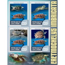 Stamps Fauna Sea Turtles Set 2 sheets