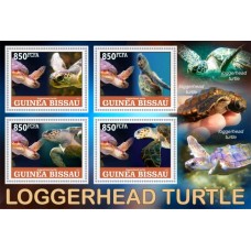 Stamps Fauna Sea Turtles Set 2 sheets