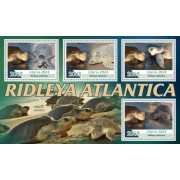 Stamps Fauna Sea Turtles Set 2 sheets