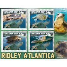 Stamps Fauna Sea Turtles Set 8 sheets