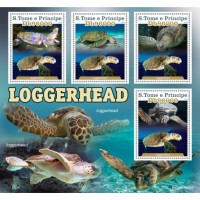 Stamps Fauna Sea Turtles Set 2 sheets