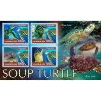 Stamps Fauna Sea Turtles Set 2 sheets