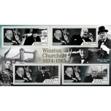 Stamps Sir Winston Churchill Set 2 sheets