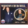 Stamps Sir Winston Churchill Set 8 sheets