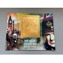 Stamps Sir Winston Churchill Foil. Bronze. Set 8 sheets