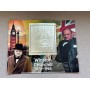 Stamps Sir Winston Churchill Foil. Silver. Set 8 sheets