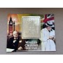 Stamps Sir Winston Churchill Foil. Silver. Set 8 sheets