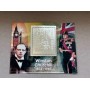 Stamps Sir Winston Churchill Foil. Silver. Set 8 sheets