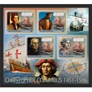 Stamps Christopher Columbus Set 8 sheets