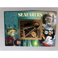 Stamps Christopher Columbus Foil. Bronze. Set 10 sheets