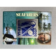 Stamps Christopher Columbus Foil. Silver. Set 10 sheets