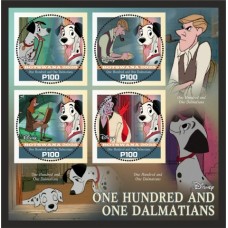 Stamps Cartoon Walt Disney Set 8 sheets