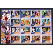 Stamps Cartoon Walt Disney Set 16 stamps Stamps Cartoon Walt Disney Set 16 stamps