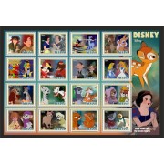 Stamps Cartoon Walt Disney Set 16 stamps