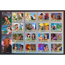 Stamps Cartoon Walt Disney Set 16 stamps Stamps Cartoon Walt Disney Set 16 stamps
