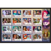 Stamps Cartoon Walt Disney Set 16 stamps