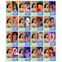 Stamps Cartoon Walt Disney Set 16 stamps