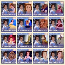 Stamps Cartoon Walt Disney Set 16 stamps