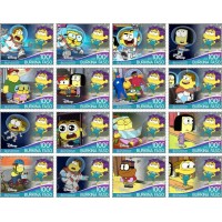 Stamps Cartoon Walt Disney Set 16 stamps