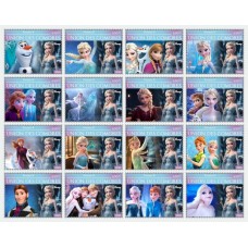 Stamps Cartoon Walt Disney Set 16 stamps