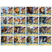 Stamps Cartoon Walt Disney Set 16 stamps