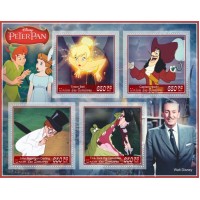Stamps Cartoon Walt Disney Set 8 sheets