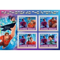 Stamps Cartoon Walt Disney Set 8 sheets