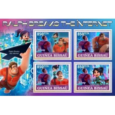 Stamps Cartoon Walt Disney Set 8 sheets