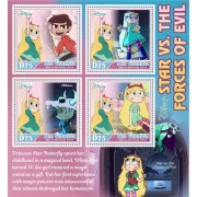 Stamps Cartoon Walt Disney Set 8 sheets