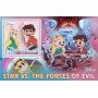 Stamps Cartoon Walt Disney Set 8 sheets
