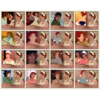 Stamps Cartoon Walt Disney Set 16 stamps