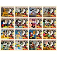 Stamps Cartoon Walt Disney Set 16 stamps