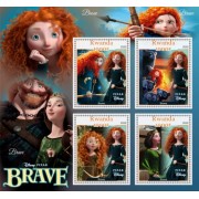 Stamps Cartoon Walt Disney Set 8 sheets